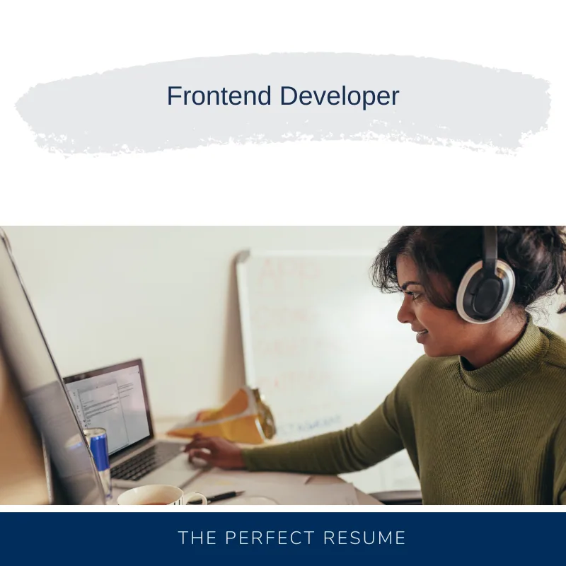 Frontend Developer Resume