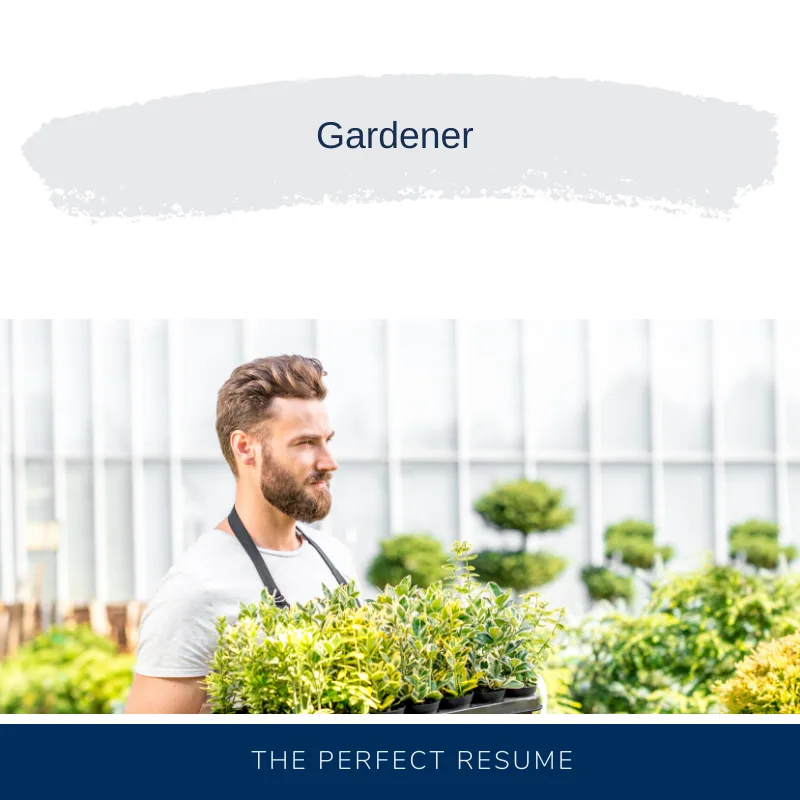 Gardener Resume