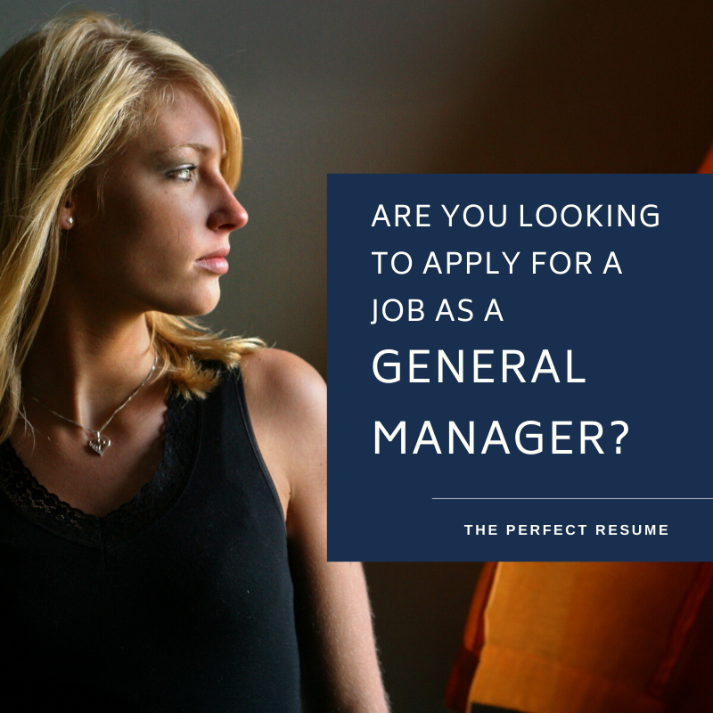 General Manager Resume