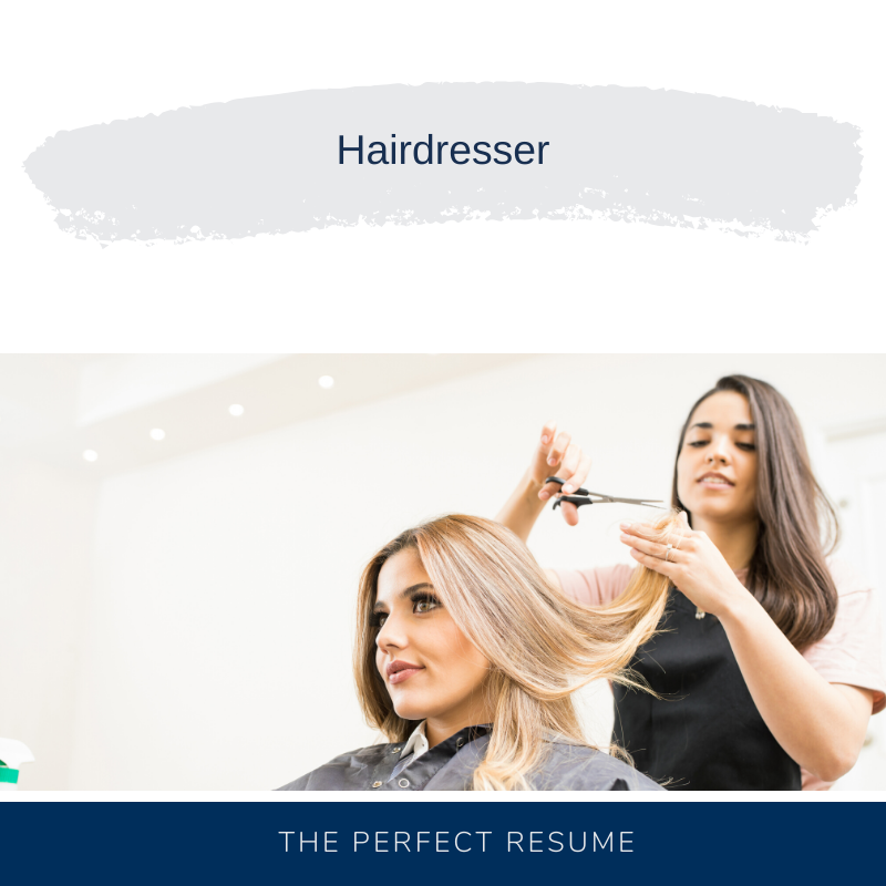 Hairdresser Resume