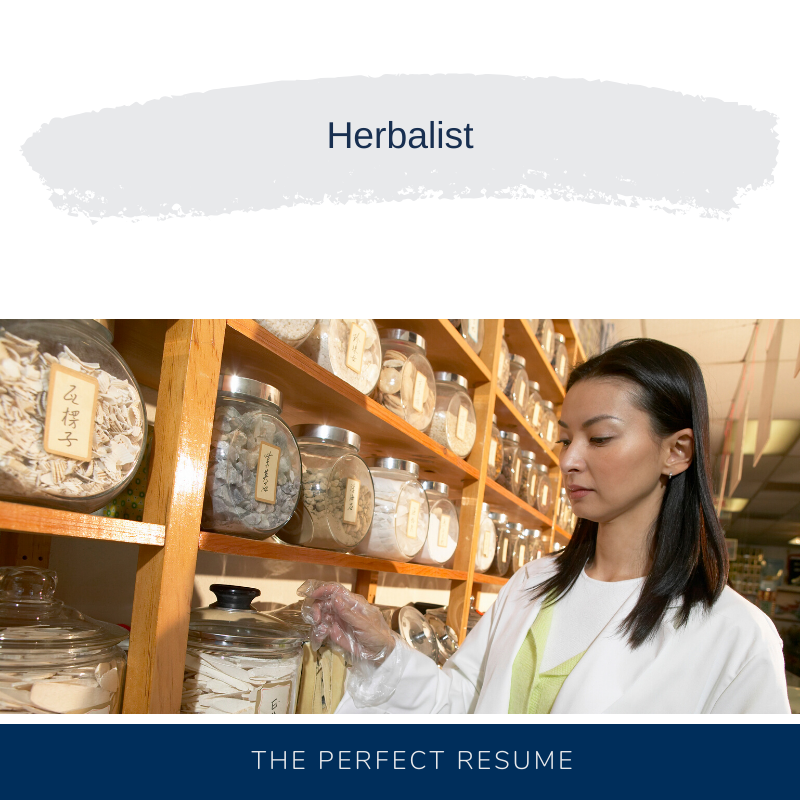 Herbalist Resume