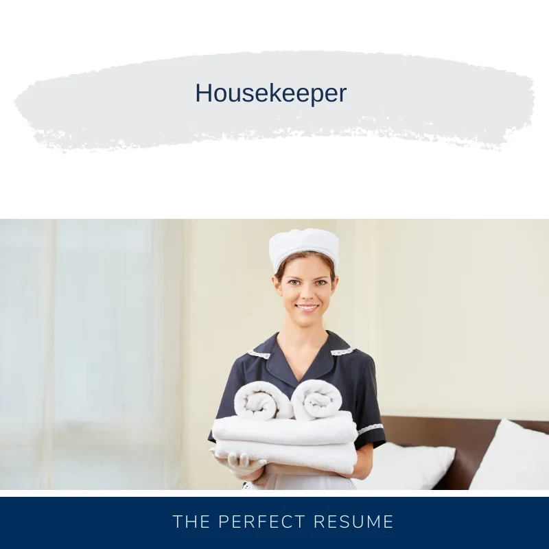 Housekeeper Resume