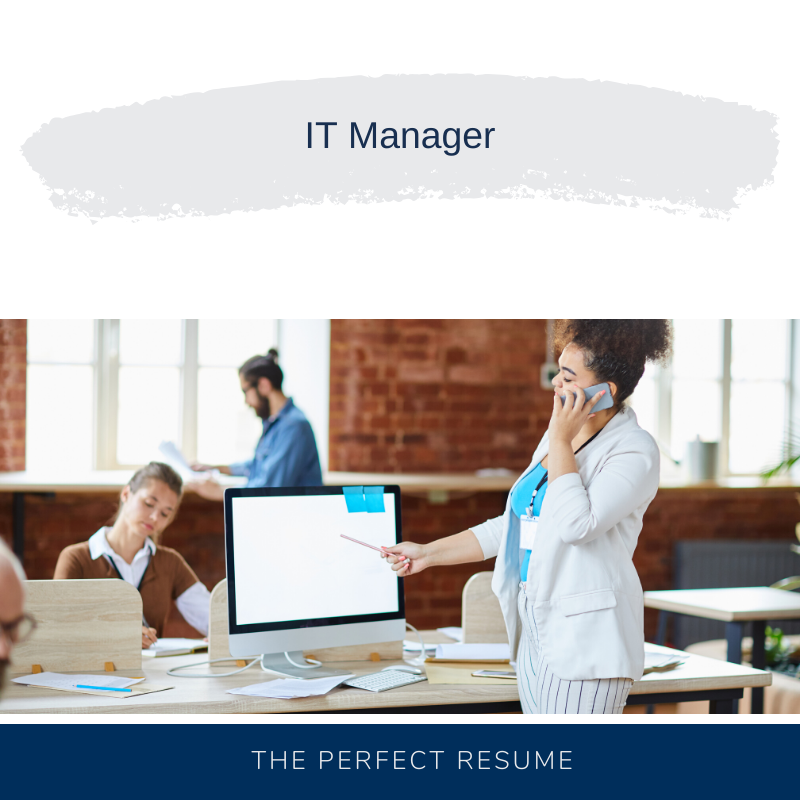 IT Manager Resume
