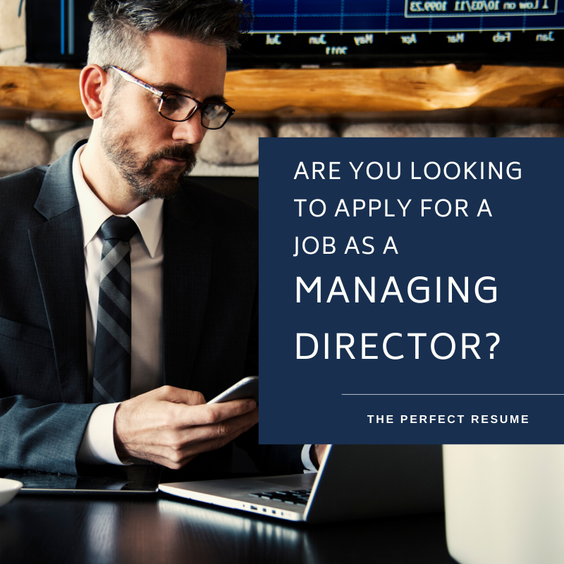 Managing Director Resume