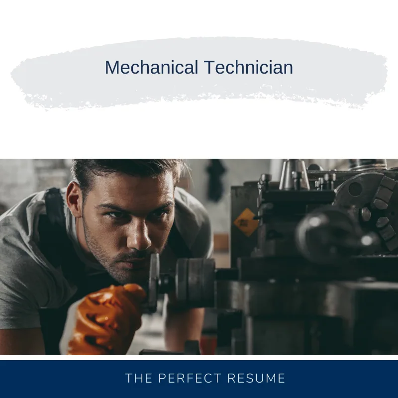 Mechanical Technician Resume