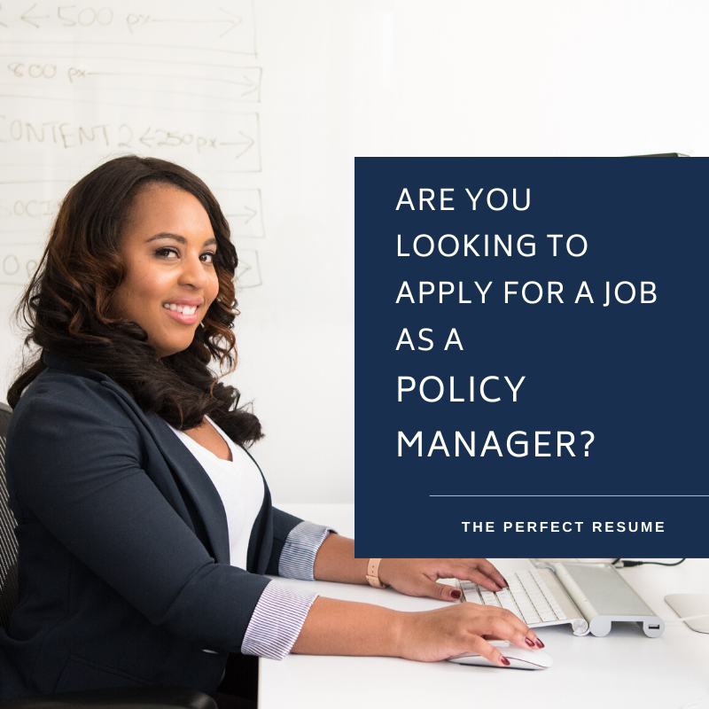 Policy Manager Resume