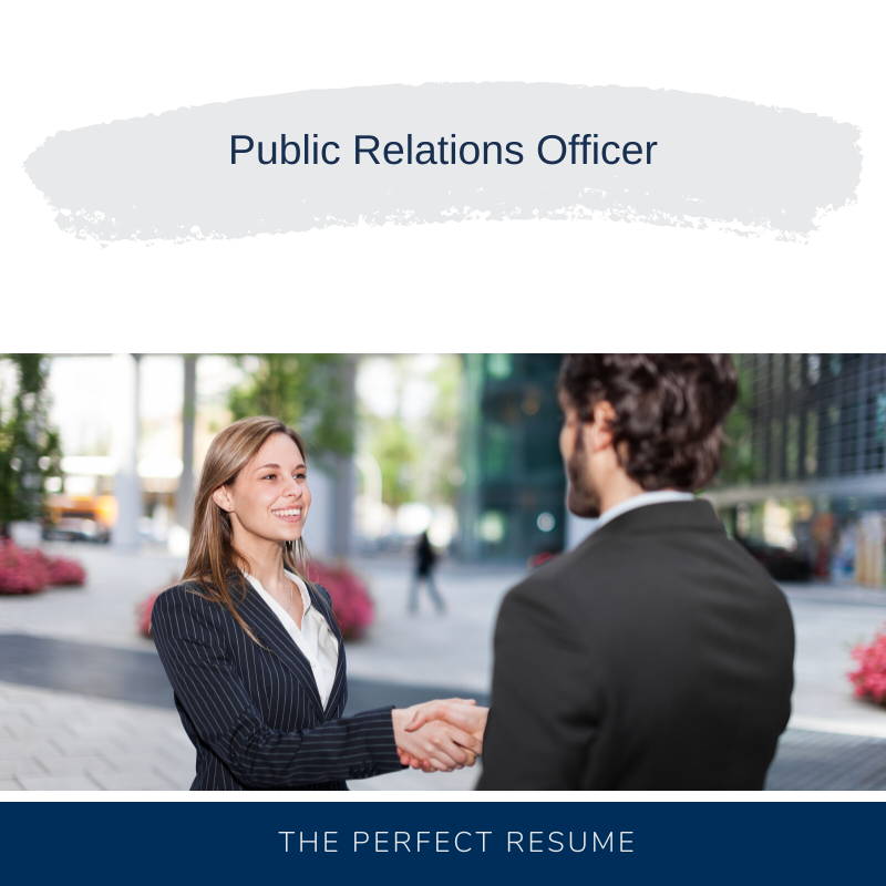 Public Relations Officer Resume