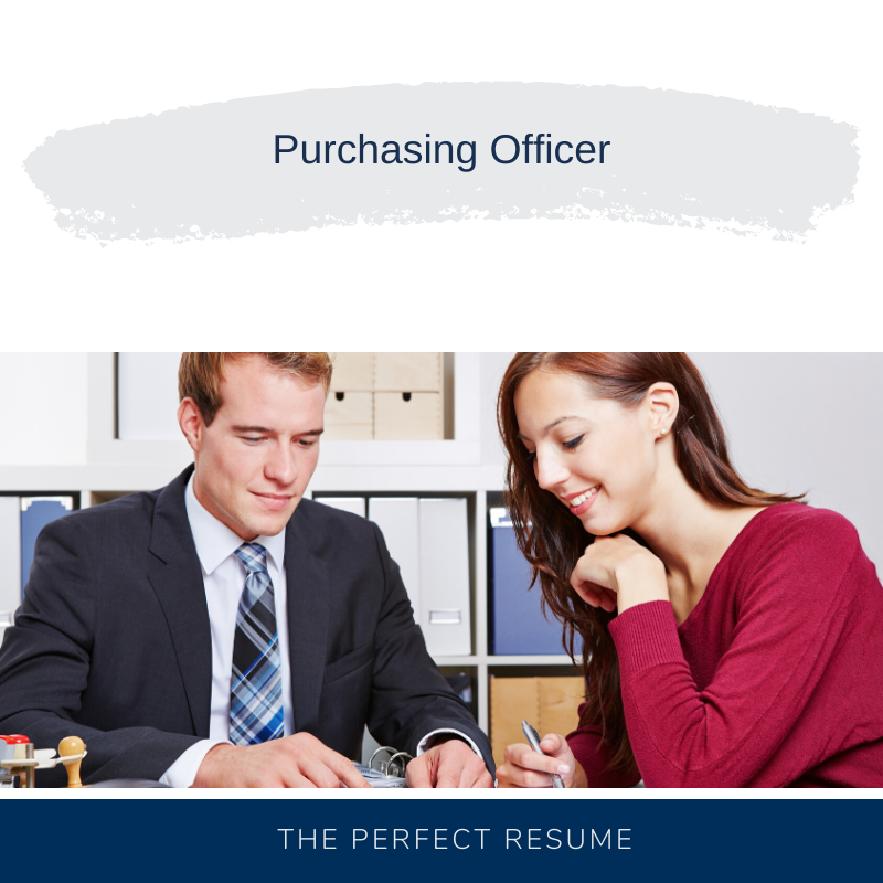 Purchasing Officer Resume