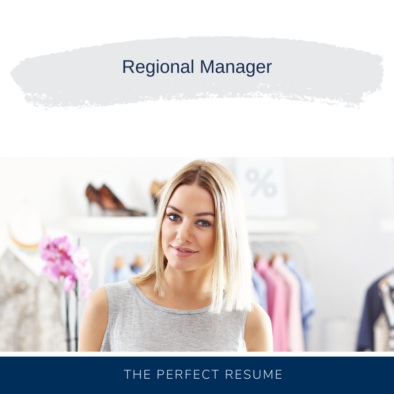 Regional Manager Resume