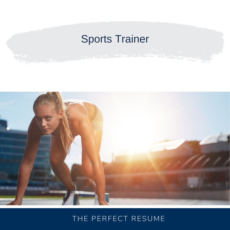 Sports Trainer Resume