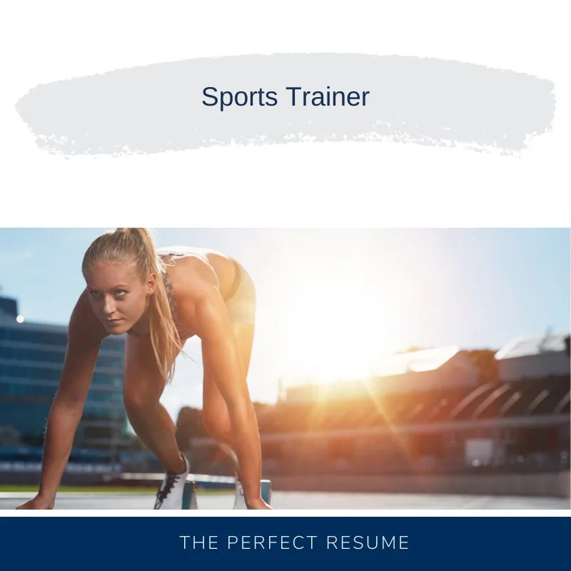 Sports Trainer Resume