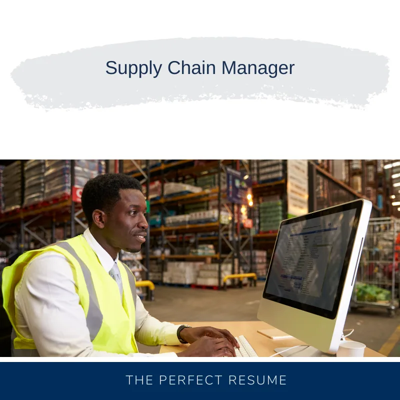 Supply Chain Manager Resume