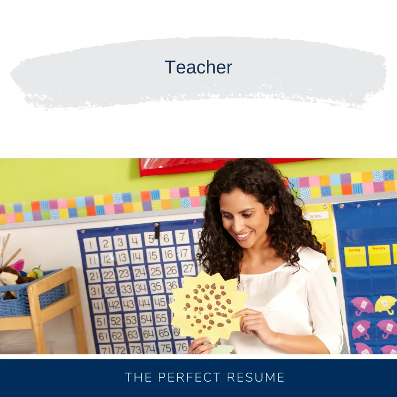 Teacher Resume