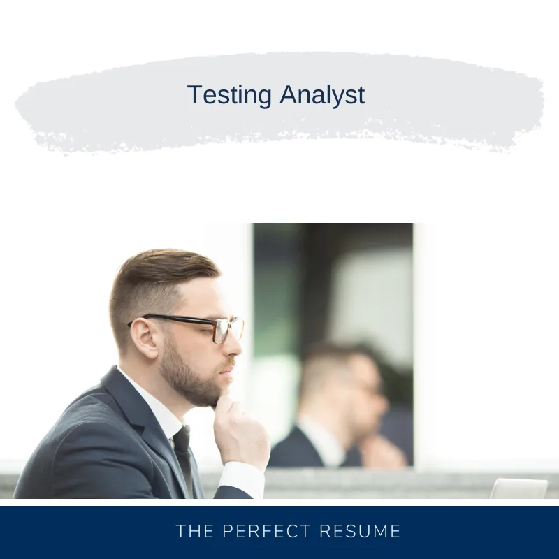 Testing Analyst Resume