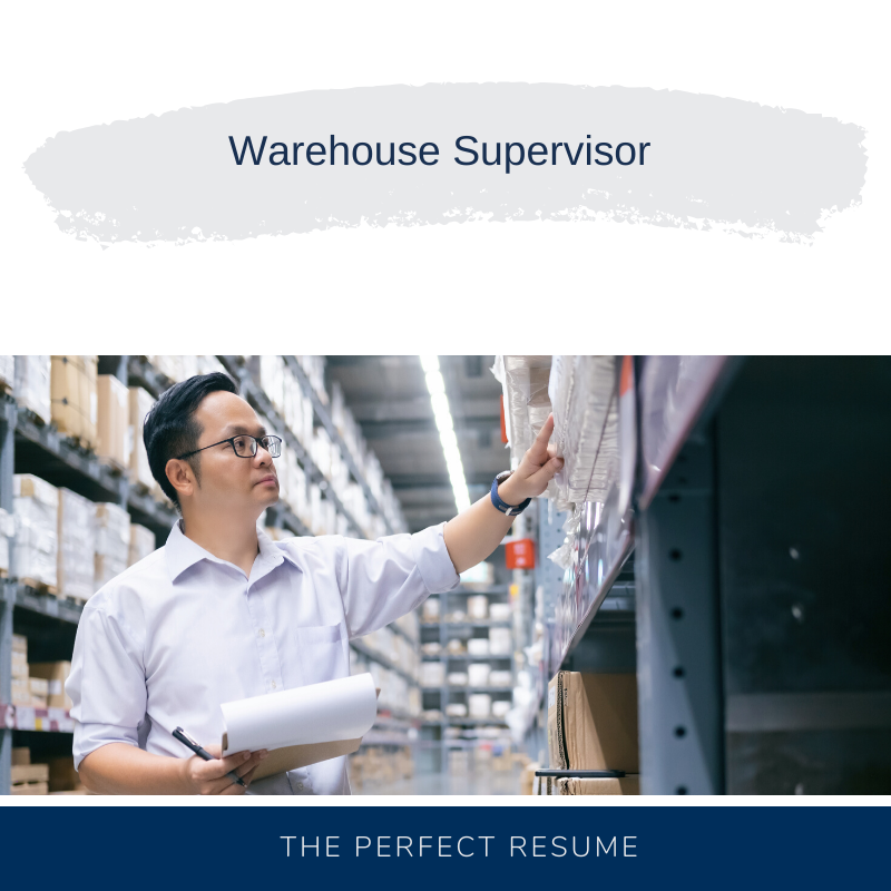 Warehouse Supervisor Resume