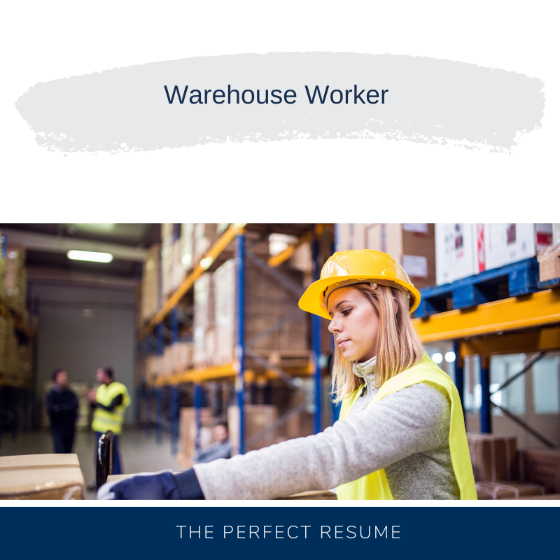 Warehouse Worker Resume