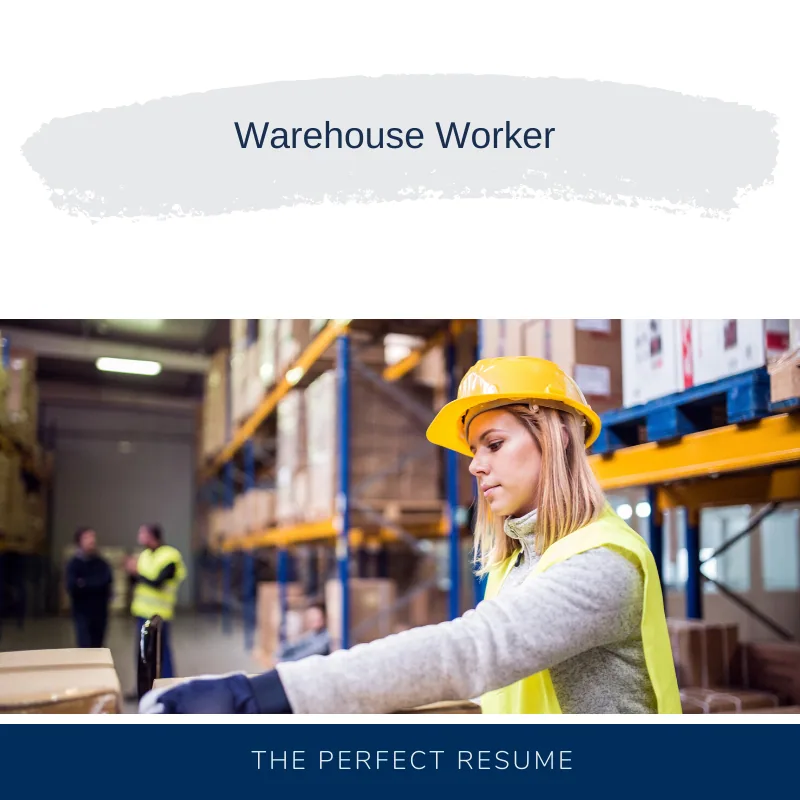 Warehouse Worker Resume