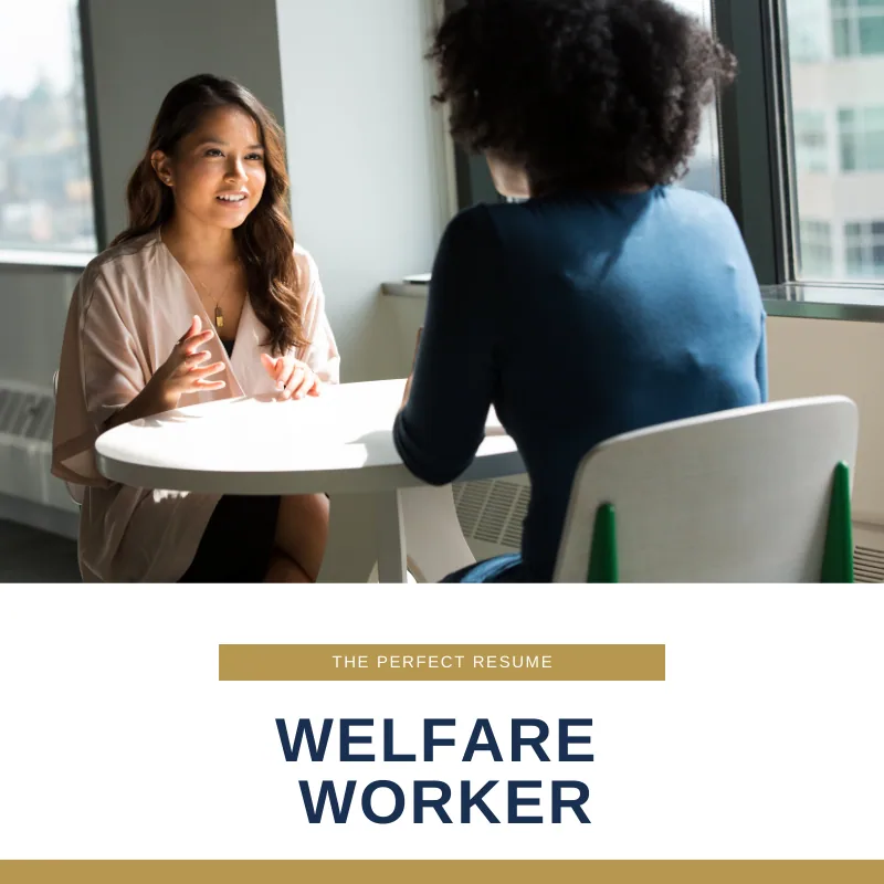 Welfare Worker Resume